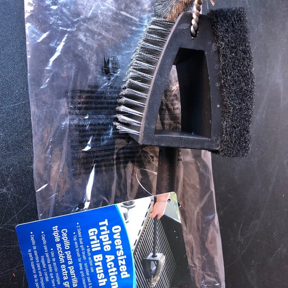 Mr Bar-B-Q Oversized Triple Action BBQ Grill Brush #507325 - Picture 4 of 4